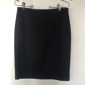 Black Stretch Pencil Skirt